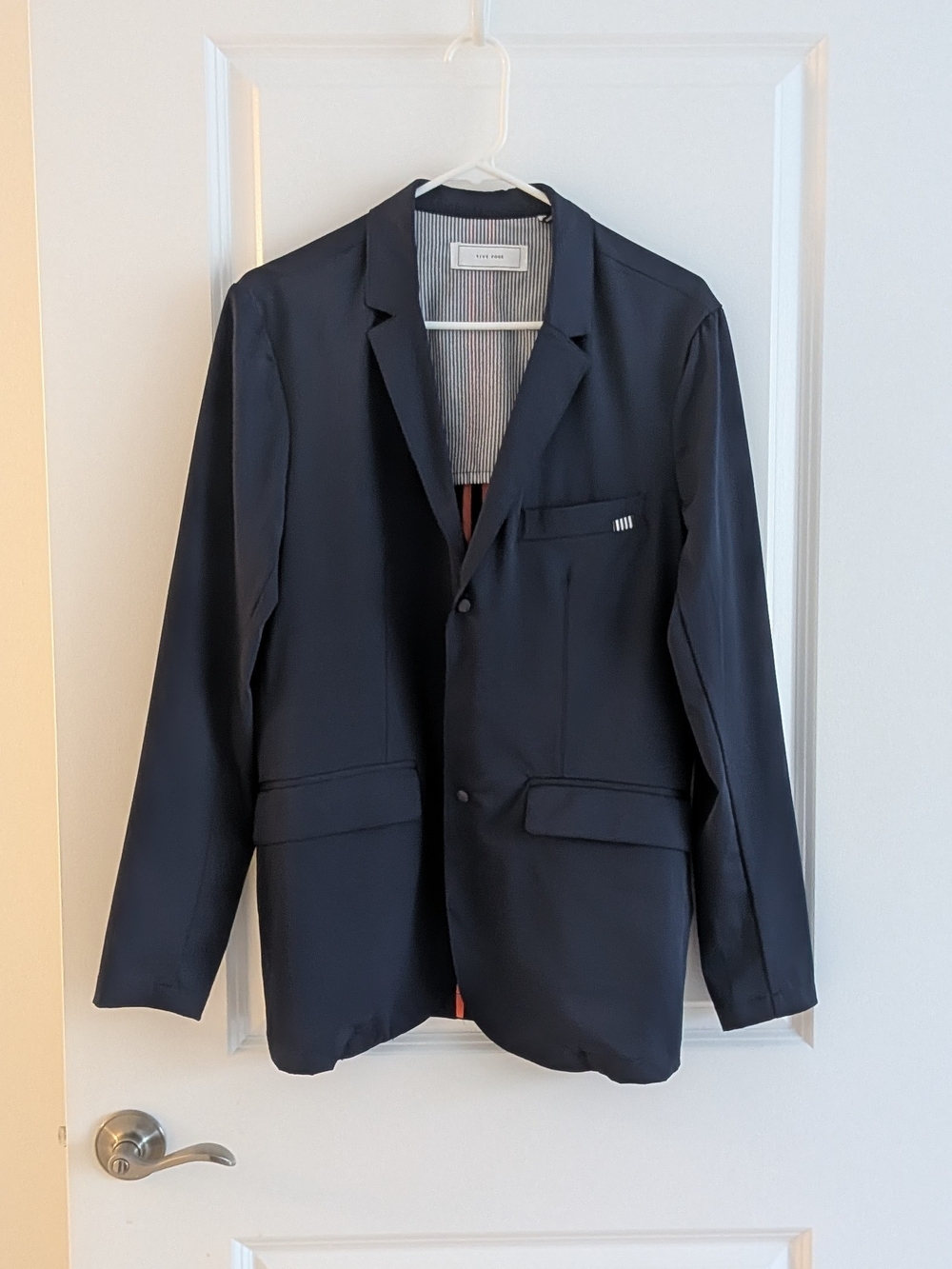 Five Four FF.LA Stretch Nylon Navy Blazer